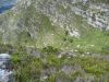 The path winding up the last strech of Skeleton Gorge